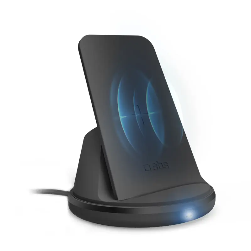 Caricatore Qi Wireless con microfono e speaker integrati SBS