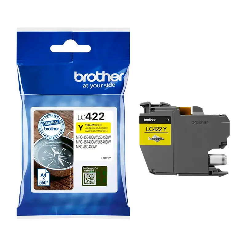 CART. LC-422 YELLOW BROTHER REMAN.