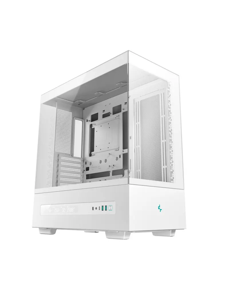 CASE DEEPCOOL MID TOWER CH690 DIGITAL WHITE 2 PANNELLI VETRO PN