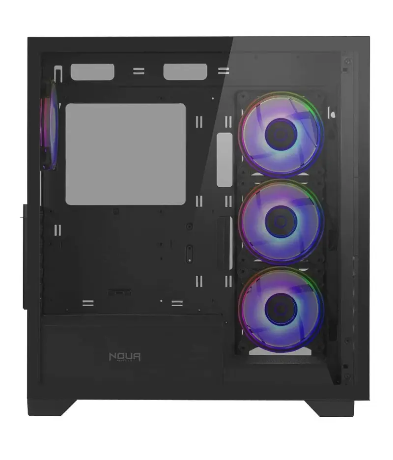 CASE PC GAMING NOUA ATX IRON V111 LED CON 4 VENTOLE PREINSTALLATE
