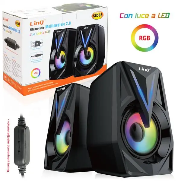 CASSE AUDIO 2.0 USB2.0 PN