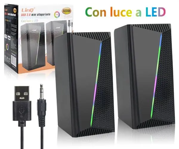CASSE AUDIO 2.0 USB2.0 PN