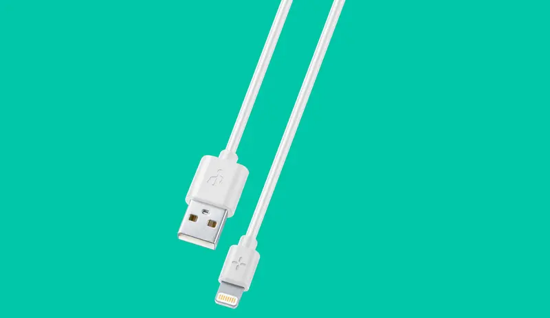Cavo USB 2m lightning bianco