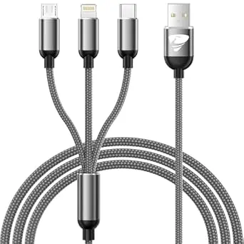 CAVO USB 3IN1 (MICRO/TYPE C/LIGHTING) 1.2MT