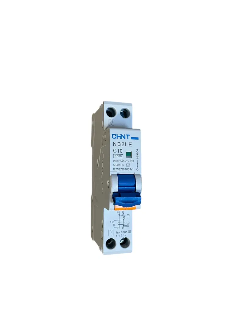 CHINT NB2LE/C10-1PN-6-AC30  10A 30mA 6ka INTERRUTTORI M/T DIFFERENZIALI 1P+N CURVA C 6kA 30mA TIPO A 1m   689006