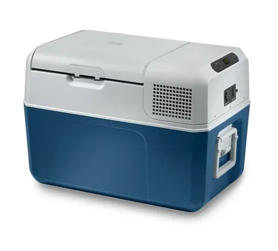 Contenitore termico a compressore Mobicool MCF32 da 31 litri, 12/24 V / 100-240 V, blu/grigio