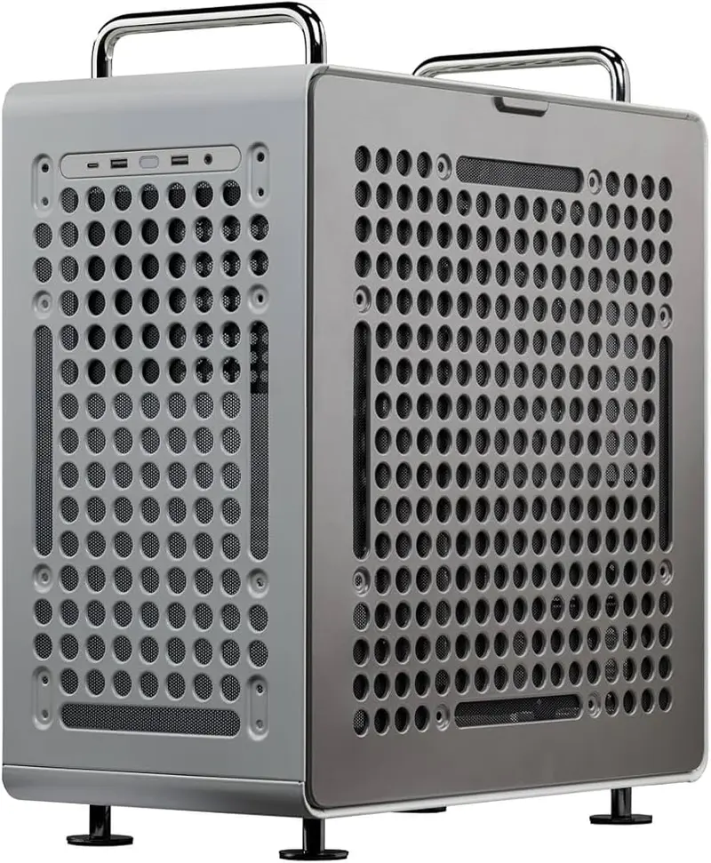 Cooler Master Qube 540 Midi Tower ATX Gehäuse Glasfenster moonstone