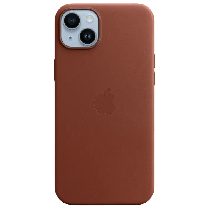 Cover Apple in pelle MagSafe per iPhone 14 Plus – Cuoio