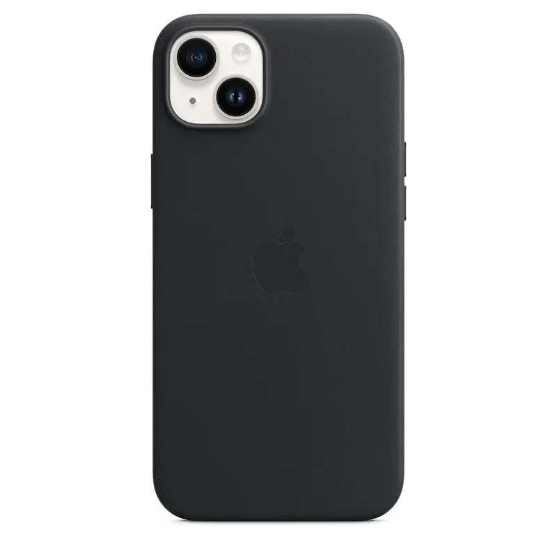 Cover Apple in pelle MagSafe per iPhone 14 Plus – Mezzanotte