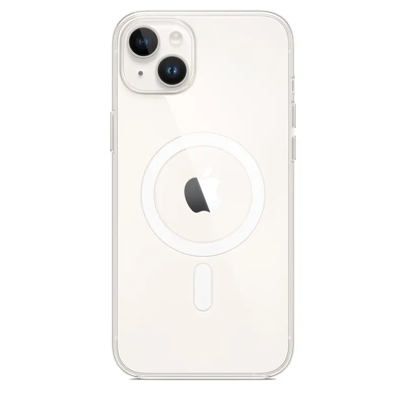 Cover Apple trasparente MagSafe per iPhone 14 Plus