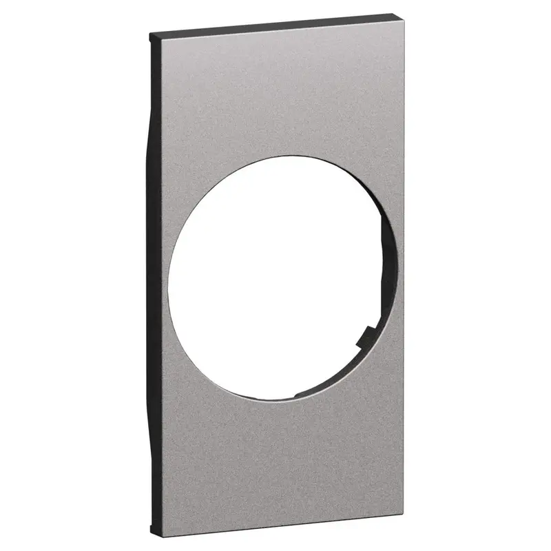 Cover per torcia estraibile articolo K4380 e prese standard tedesco - 2 moduli - Steel Bticino KS04