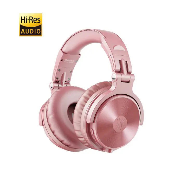 Cuffie Bluetooth Wireless Rosa Oro OneOdio Studio C Hi-Res 5.0  ONEOPC578P