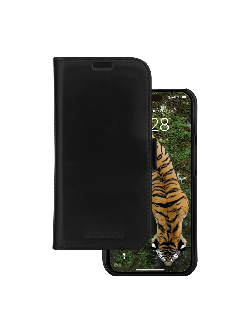 Custodia dbramante1928 Lynge per iPhone 15 Pro Max – Nero