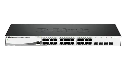 D-LINK SWITCH 24-PORT 10/100/1000BASE-T + 4 SFP PO D-LINK SWITCH 24-PORT 10/100/1000BASE-T + 4 SFP P