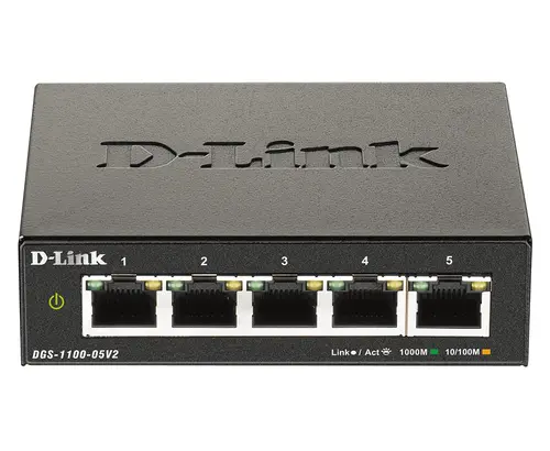 D-LINK SWITCH 5 PORTE GIGABIT MANAGED