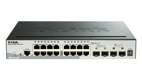 D-LINK SWITCH 52 PORTE GIGABIT POE MANAGED, INCLUDE 4 PORTE 10G SFP+