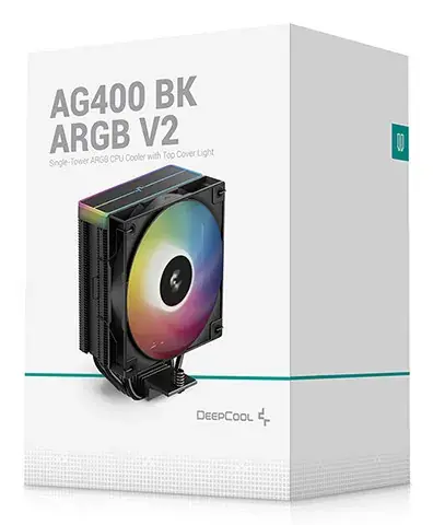 DISSIPATORE AD ARIA CPU DEEPCOOL AG400 V.2 BLACK ARGB PN