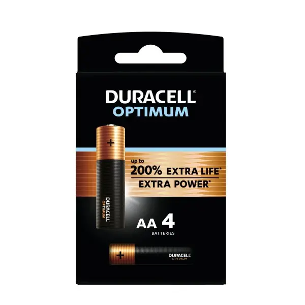 Duracell optimim formato AA blister 4 pz.