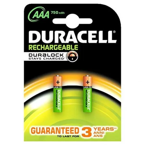 Duracell ricaricabili AAA 750 mAh bl/2