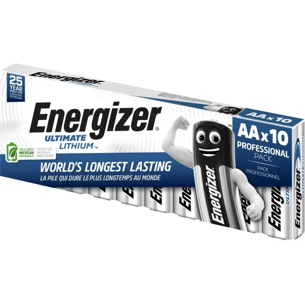Energizer pila lithium l91 AA 10 pz.