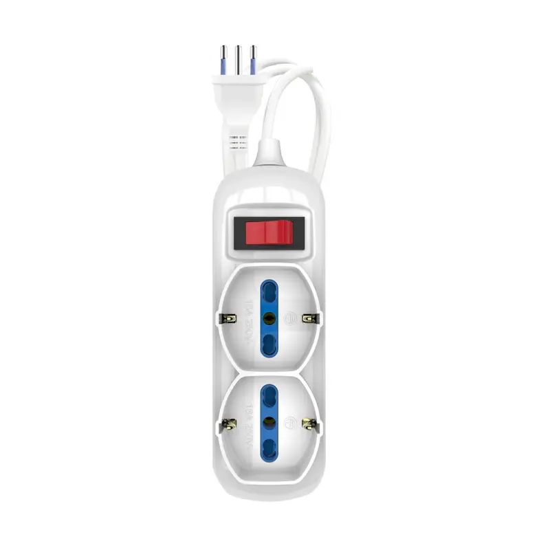 Enerwei Multipresa Pluristandard 6, 9 o 12 Uscite | Interruttore | Cavo 1,5 m