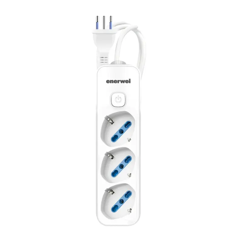 Enerwei Multipresa Pluristandard con Interruttore e Prese Schuko | 3, 4, 5, 6 Uscite