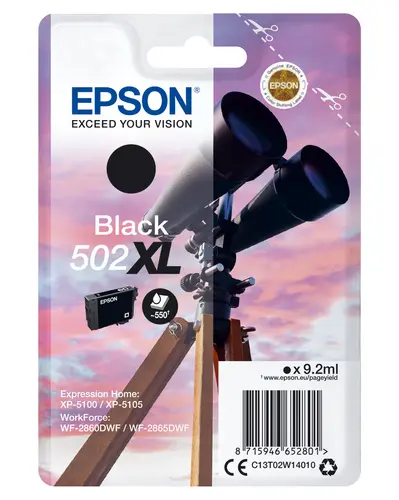 EPSON CART INK NERO BINOCOLO 502XL