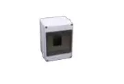 FAEG Centralino 4 moduli con sportello policarbonato IP65 serie slim grigio RAL 7035 FG14205