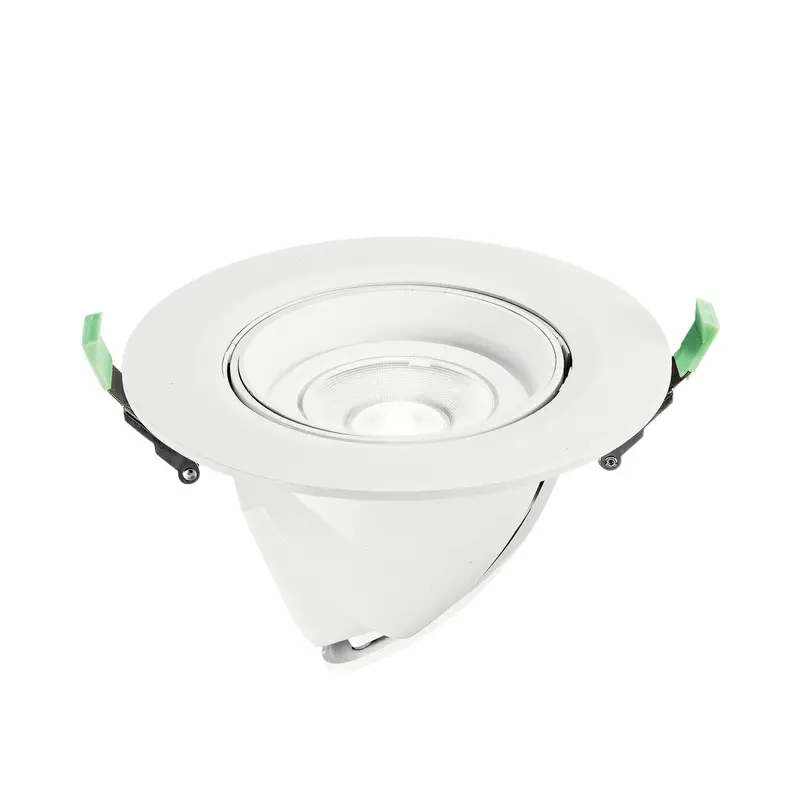 Faretto ad incasso LED DELTA estraibile 38W 3000K 4000K con predisposizione DALI BIANCO 6080LM CCT 19 5X23CM INC-DELTA-38DA