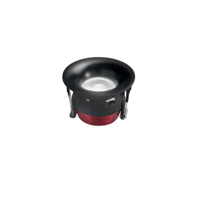 Faretto ad incasso LED HYDE rotondo in alluminio bianco 8W 750lm Dimmerabile con funzione CCT 8.5 cm. IP44 INC-HYDE-NER
