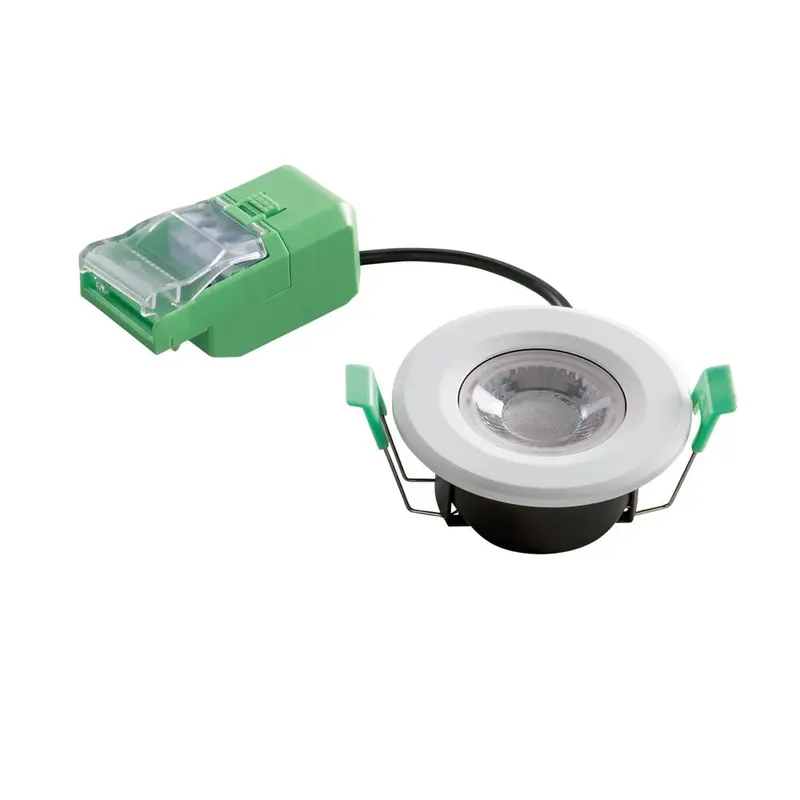 Faretto da incasso BBC con struttura il alluminio bianco con CCT 2700K / 3000K / 4000K / 6500K IP65 faneurope INC-BBC-R85-BCO