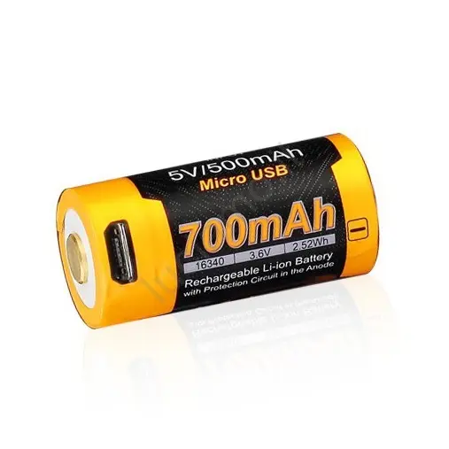 Fenix batteria ricaricabile 16340 700 mAh