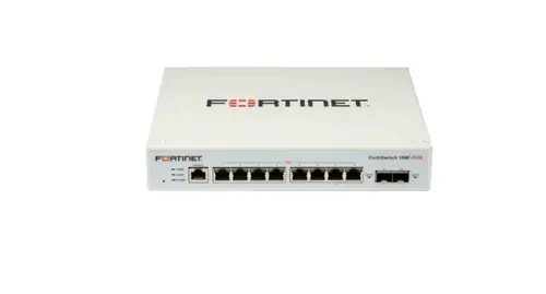 FORTISWITCH-108F SWITCH L2 - 8 PORTE GE RJ45, 2 P. GE SFP, SENZA VENTOLE DI RAFFREDDAMENTO