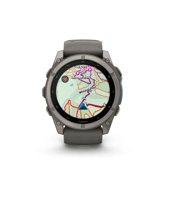 Garmin Fenix 9 - 51 mm, AMOLED Pebble Gray QuickFit®-Silikon-Armband