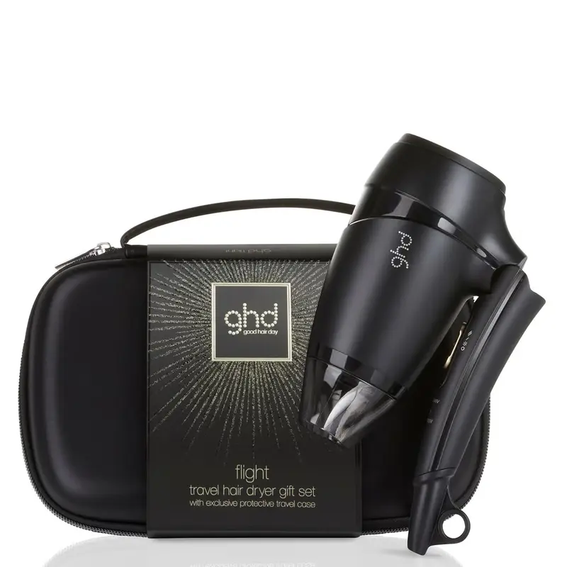 GHD TRAVEL HAIRDRYER + GIFT SET