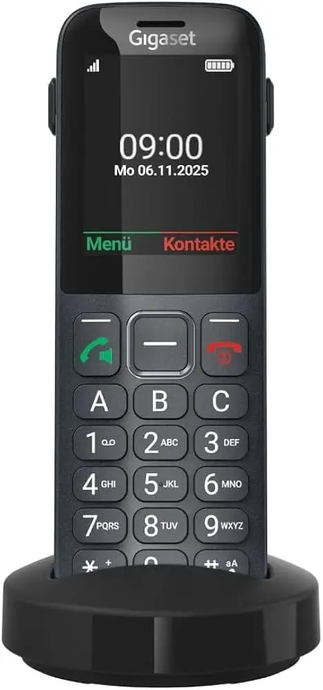 GIGASET COMFORT 600 PHONE CORDLESS BLACK (S30853-H1236-R101)