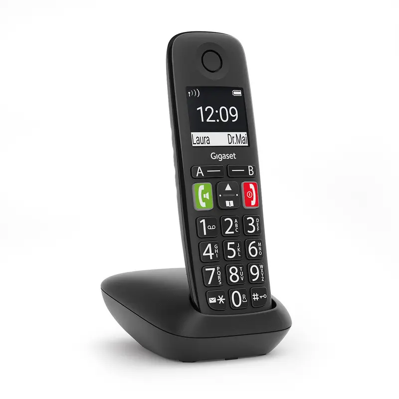 GIGASET WIRELESS PHONE E290 BLACK (S30852-H2901-D201)
