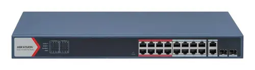 HIKVISION SWITCH SMART MANAGED POE 10/100 + UPLINK GIGABIT COMBO