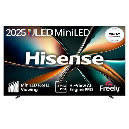 Hisense 100U7QTUK TV 2,54 m (100") 4K Ultra HD Smart TV Wi-Fi Nero 450 cd/m²
