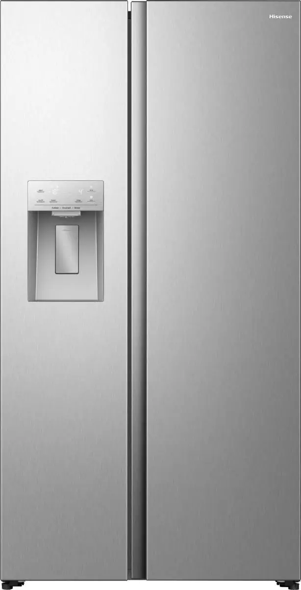 Hisense RS5P528STIE frigorifero side-by-side Libera installazione 528 L Grigio, Acciaio inox