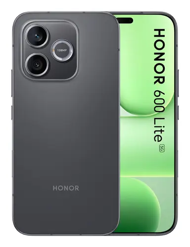 Honor 600 Lite 16,8 cm (6.6") Doppia SIM Android 16.0 5G USB tipo-C 8 GB 128 GB 6520 mAh Nero