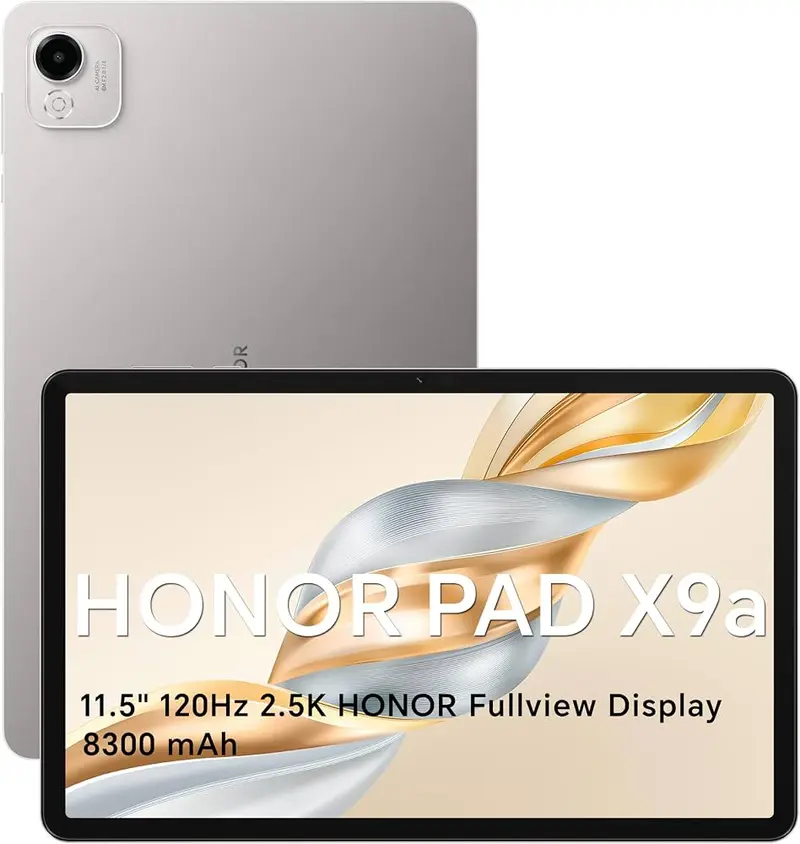 Honor Pad X9a Snapdragon 128 GB 29,2 cm (11.5") 6 GB Wi-Fi 6 (802.11ax) Android 15 Grigio