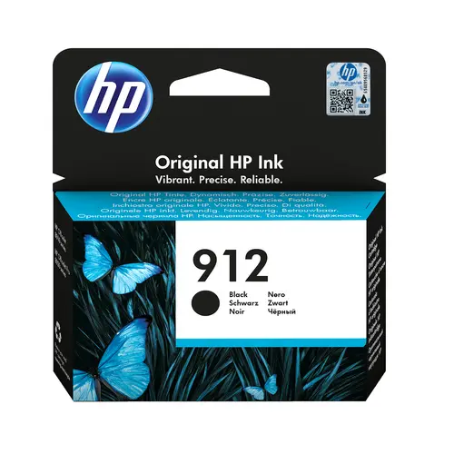 HP CART. INK NERO, 912 BLACK ORIGINAL
