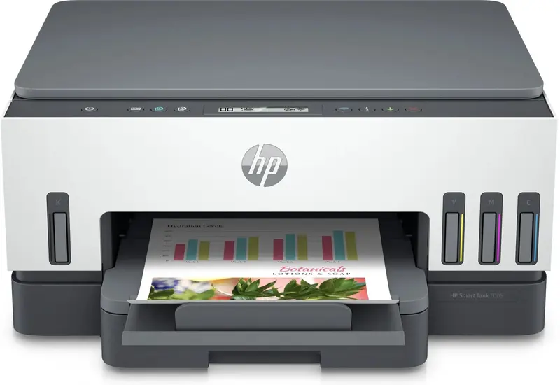 HP MULTIFUNZIONE INK A4 COLORE, SMART TANK 7005, 15PPM, USB/LAN/WIFI, 4 IN 1, 3 ANNI GAR REG PRODOTTO