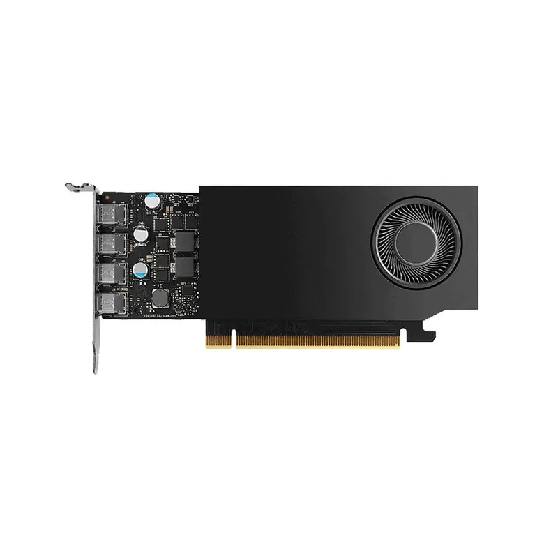 HP VGA QUADRO RTX A400, 4GB GDDR6, PCIe 4.0 16x. Mini Bracket, 4x mDP, STAFFA SFF, LOW PROFILE