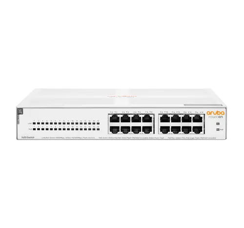HPE SWITCH ARUBA ISTANT ON R8R48A UNMANAGED 16 PORTE POE