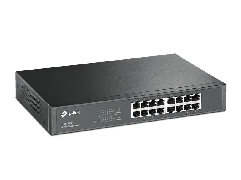 HUB SWITCH 16 PORTE GIGABIT PN