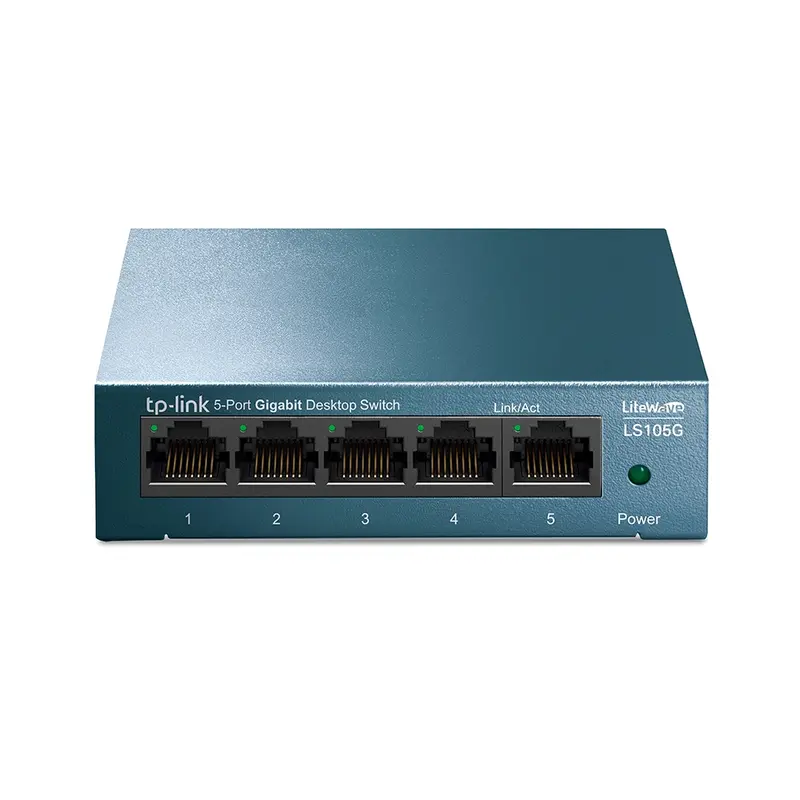 HUB SWITCH 5 PORTE GIGABIT LS105G METAL TP-LINK
