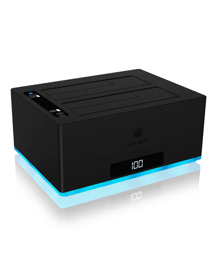 ICY BOX IB-127CL-U3 USB 3.2 Gen 1 (3.1 Gen 1) Type-B Nero