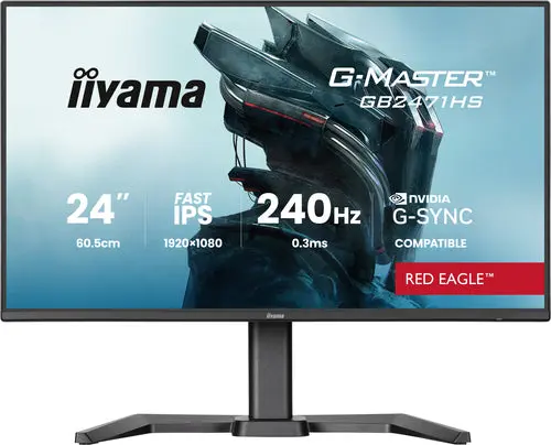iiyama G-MASTER GB2471HS-B1 Monitor PC 60,5 cm (23.8") 1920 x 1080 Pixel Full HD Nero